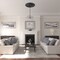 Ekena Millwork Oslo Ceiling Medallion (Fits Canopies up to 7 5/8"), Hand-Painted Night Shade, 38 3/8"OD x 2 7/8"P CM38OSNSF - alternate 3